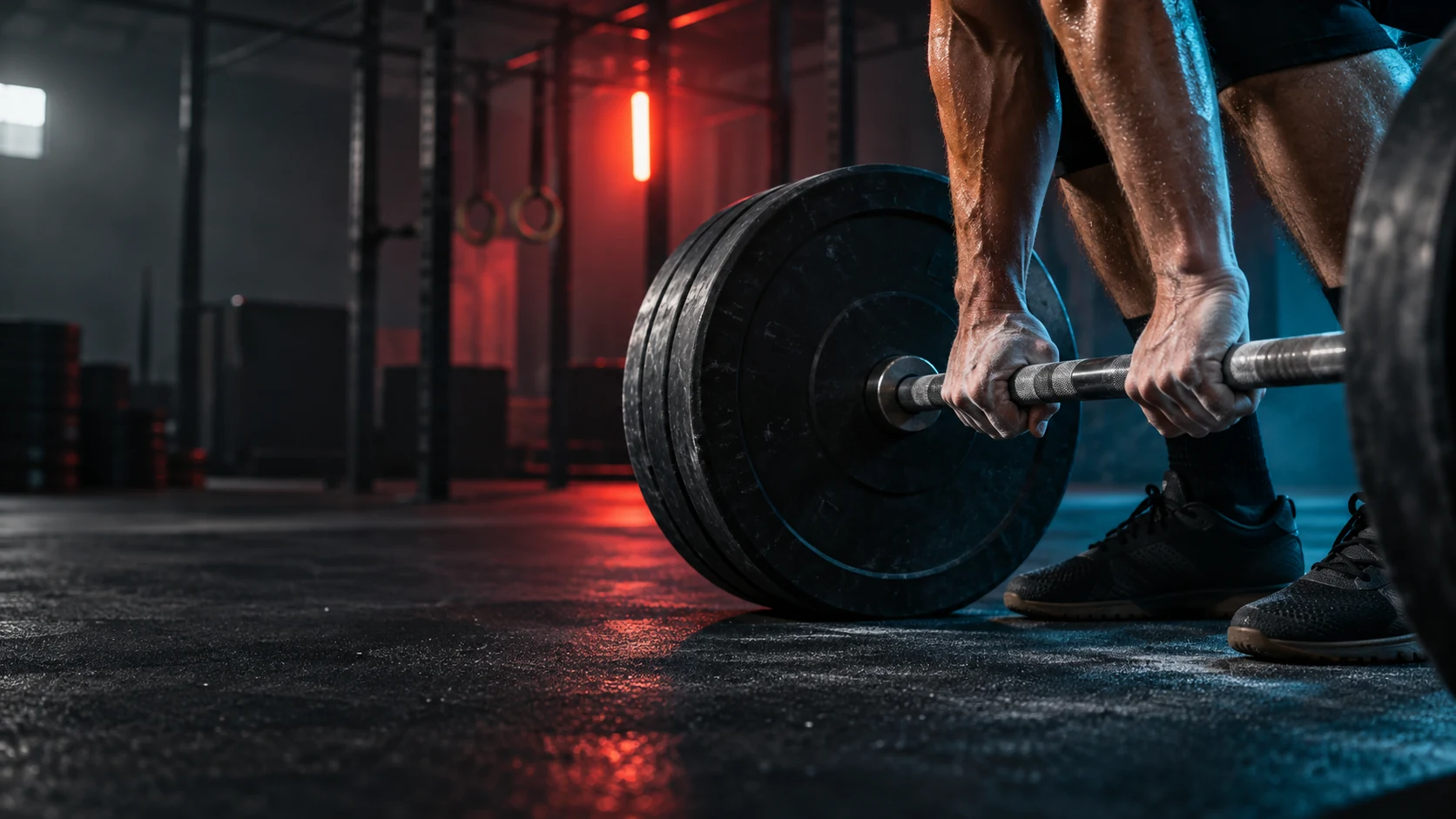 CrossFit i Sverige med skivstång i svenskt gym
